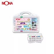 MONA 軟毛壓克力麥克筆 12色