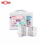 MONA 軟毛壓克力麥克筆 24色