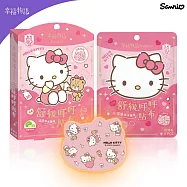 【明基健康生活】幸福物語 三麗鷗 舒緩呼呼貼布6片/盒Hello Kitty/酷洛米/大耳狗/人魚漢頓) Hello Kitty(玫瑰)