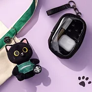 [星巴克]綠圍裙黑貓掛飾組