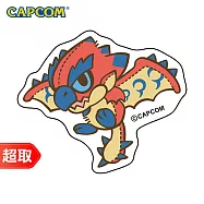 Capcom《周邊》魔物獵人 Chibi 造型貼紙 * CAPCOM 卡普空 * 台灣代理版 火龍款