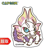 Capcom《周邊》魔物獵人 Chibi 造型貼紙 * CAPCOM 卡普空 * 台灣代理版 泡狐龍款