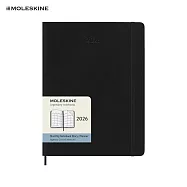 2026 MOLESKINE月間手帳/ 12M/ 軟皮/ XL型/ 黑