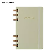 2026 MOLESKINE線圈萬用手帳/ 12M/ 軟皮 / L/ 淺綠