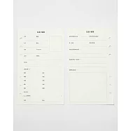 【orlo】friendship booklet 內頁補充包 中文(二十入)