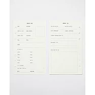 【orlo】friendship booklet 內頁補充包 英文(二十入)