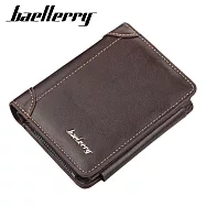 【Baellerry 佰利瑞】11卡零錢卡片收納全功能男用短夾(D9159) _咖色