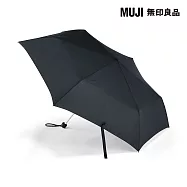 【MUJI 無印良品】晴雨兩用折傘 黑色