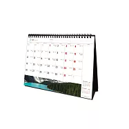 珠友 2026年12K三角月曆/桌曆/月計劃/行事曆/檯曆/記事Memo/備忘錄(彩色/橫式)