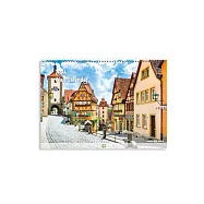 珠友 2026年A3吊掛式月曆(風景)/掛曆/壁掛行事曆/風景寫真/掛壁貼牆/大版面/大格記事 01街隅