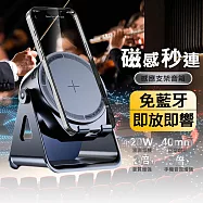 感應支架音箱 手機擴音器/音箱座 即放即響 黑色