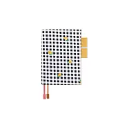 珠友 2026年A6/50K花布日誌/橫線1日1頁/日記手帳/日計劃/手札行事曆/每日時間軸管理/效率工作紀錄/一日一頁 02格檸