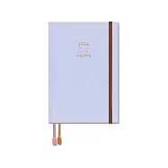 珠友 2026年A5/25K精裝日誌/橫線1日1頁/硬殼日記手帳/日計劃/手札行事曆/每日時間軸管理/效率工作紀錄/一日一頁 01楝紫