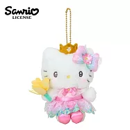 【日本正版授權】三麗鷗 鮮花系列 玩偶吊飾 吊飾 娃娃/絨毛玩偶 - 凱蒂貓