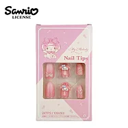 【日本正版授權】三麗鷗 美甲貼片組 - 美樂蒂