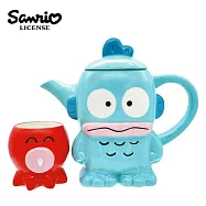 【日本正版授權】人魚漢頓 陶瓷 茶壺茶杯組 附濾網