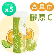【SALVIA】Salvia美妍膠原C發泡錠5瓶組共50錠