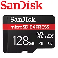 【代理商公司貨】SanDisk 128GB Express microSDXC U3 A1 記憶卡