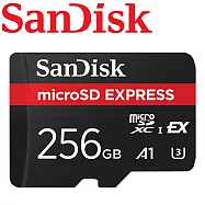 【代理商公司貨】SanDisk 256GB Express microSDXC U3 A1 記憶卡