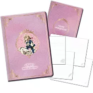 紫羅蘭永恆花園-精裝筆記本 粉V