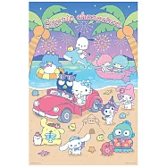 Sanrio characters夏日海灘派對拼圖1000片