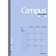 KOKUYO Campus 2026手帳(月間) B5-藍