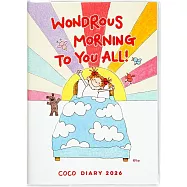 【日本Greeting Life】2026 COCO CHAN 週記事手帳B6 ‧ Morning