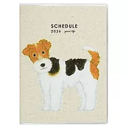 【日本Greeting Life】2026 米津祐介 月記事手帳A6 ‧ 小狗