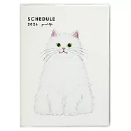 【日本Greeting Life】2026 米津祐介 月記事手帳A6 ‧ 貓咪