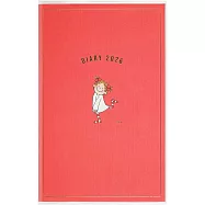 【日本Greeting Life】2026 COCO CHAN 月記事手帳A5 Slim ‧ 紅色