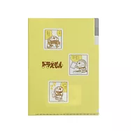 【日本Green Flash】哆啦A夢系列 三層資料夾A5 ‧ 黃色