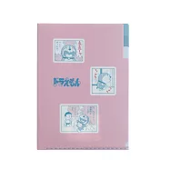 【日本Green Flash】哆啦A夢系列 三層資料夾A5 ‧ 粉紅色