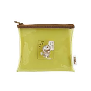 【日本Green Flash】哆啦A夢系列 PVC文具收納袋 ‧ 黃色