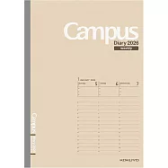 KOKUYO Campus 2026手帳(週間直式) B5-淺褐