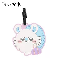 【日本正版授權】吉伊卡哇 行李吊牌 Chiikawa - 小桃鼠