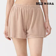 【MUJI 無印良品】女棉絲絨平口褲 M 粉紅
