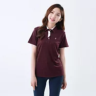 【遊遍天下】女款抗UV吸濕排汗速乾機能POLO衫(GS1036) XL 緹花紅