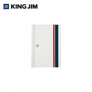 【KING JIM】學院風 A4可對折資料夾 / 白色
