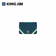【KING JIM】學院風 sandit 薄型名片收納夾 / 海軍藍