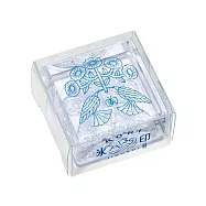 【HITOTOKI】 冰塊水晶印章 L 花開(近藤百惠設計款)