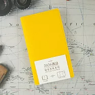 【conifer綠的事務】2026年48K柏金皮紋橫式週誌 陽光黃