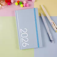 【conifer綠的事務】2026年48K玩色精裝橫式週誌 諾言藍