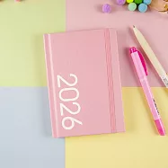 【conifer綠的事務】2026年50K玩色精裝八分割週誌 芍藥粉