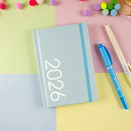 【conifer綠的事務】2026年50K玩色精裝八分割週誌 諾言藍