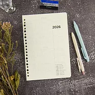 【conifer綠的事務】2026年25K52週成功計畫週誌內頁 適用6孔、20孔孔夾 活頁內頁