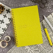 【conifer綠的事務】2026年32K苧麻雙線圈橫式週誌 春黃