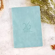 【conifer綠的事務】2026年25K光合時光軟皮精裝方格週誌 藍風