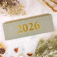 【conifer綠的事務】2026年時間線桌曆 冰灰