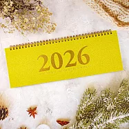 【conifer綠的事務】2026年時間線桌曆 春黃