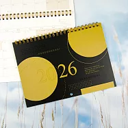 【conifer綠的事務】2026年日月有時掛曆本 靜光